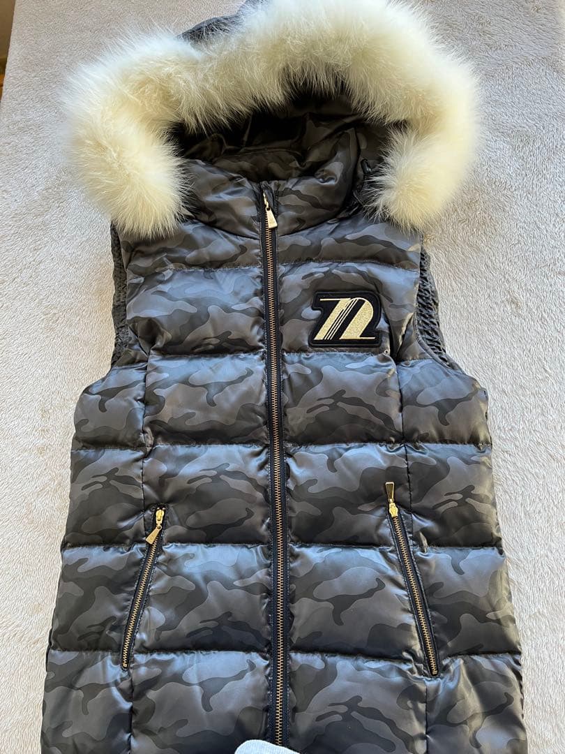 Jun and Rope カモフラー柄ダウン中綿ベスト