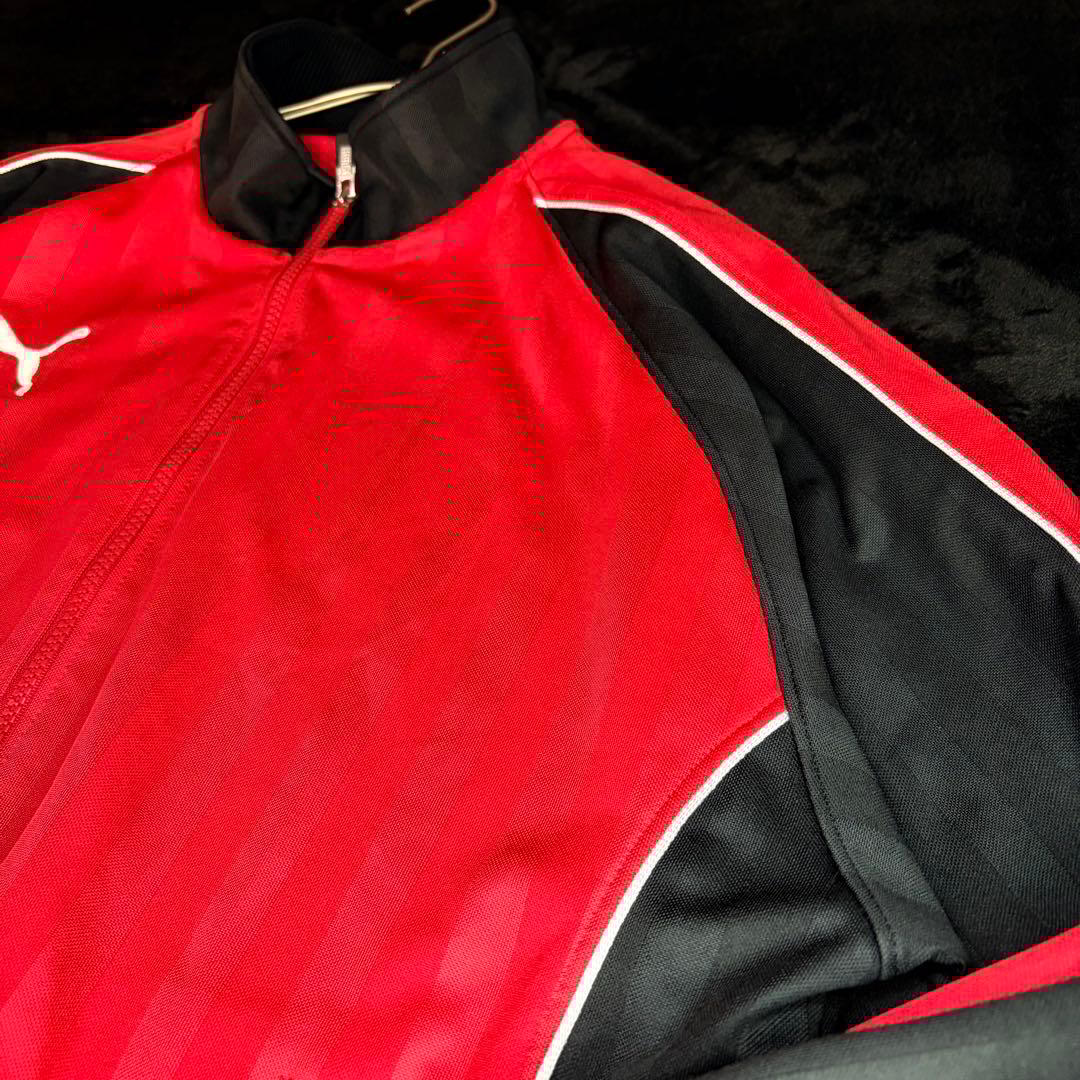 状態◯【プーマ】ヴィンテージ 上下セットアップ 刺繍ロゴ スポーツコーデ