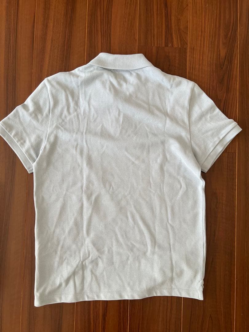 新品タグ付き　AMI Paris アミパリス ポロ　ライトブルー　Sサイズ　半袖