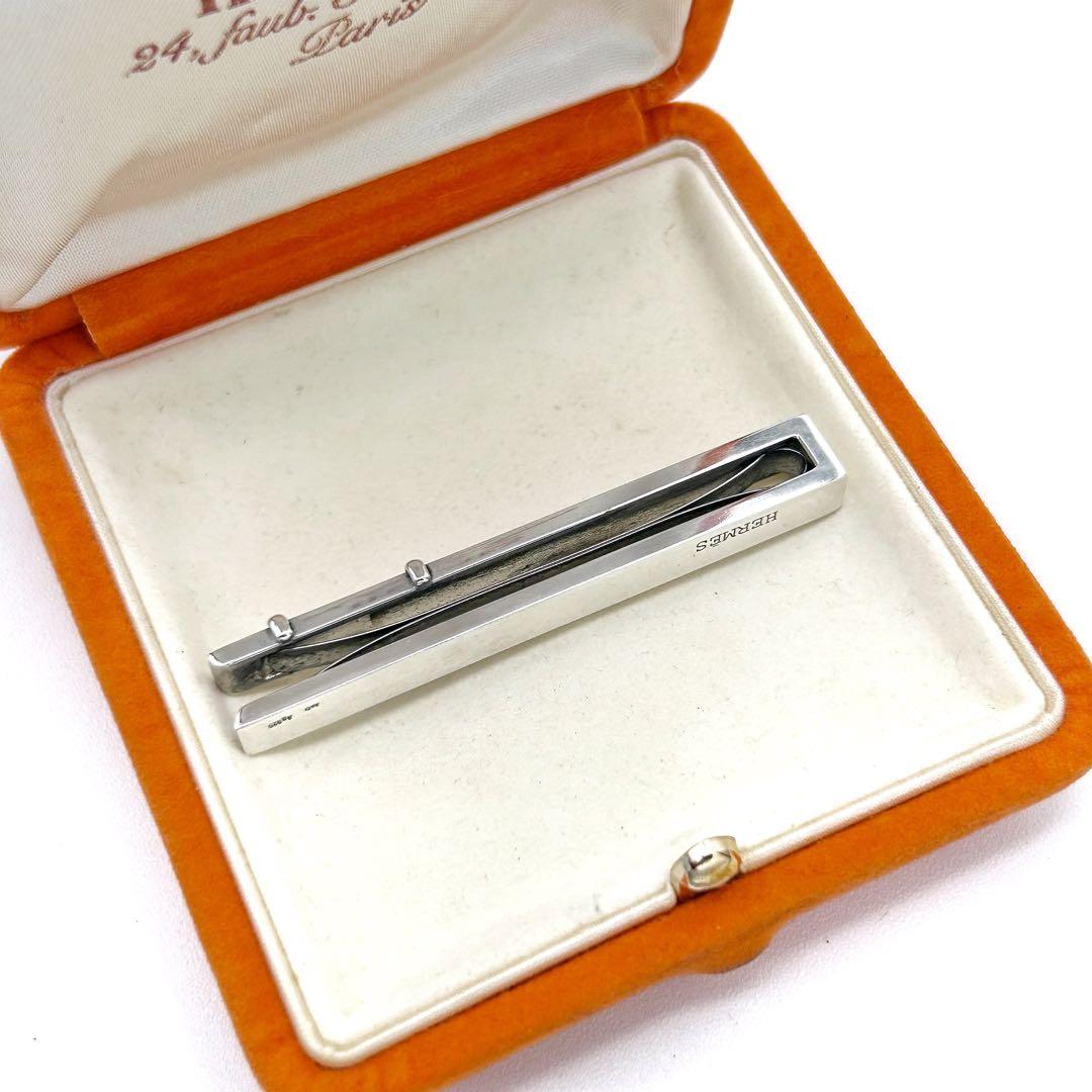 【超希少・美品】HERMES Hロゴ マネークリップ Ag925 ヴィンテージ