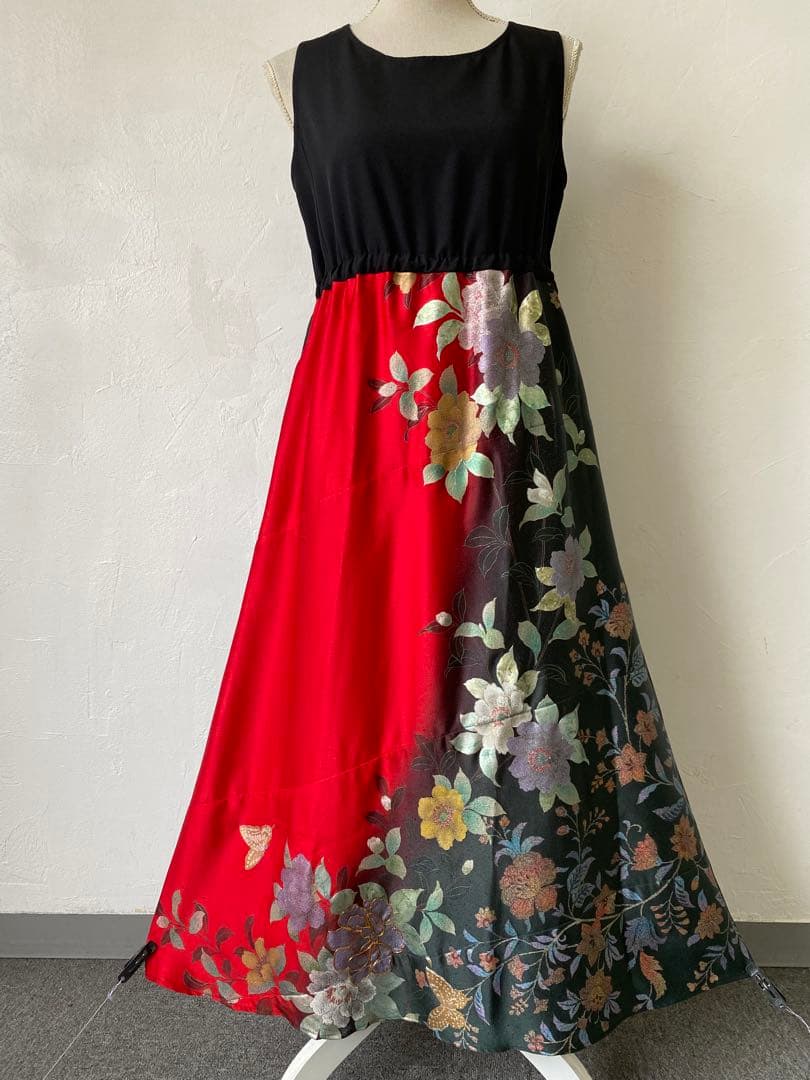 3269 着物　リメイク　ドレス　ワンピース