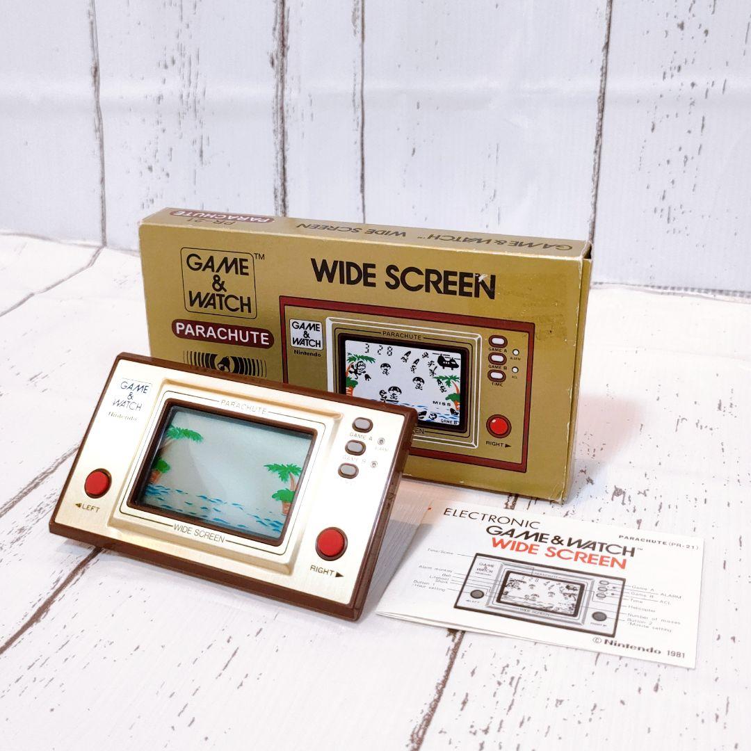 超希少 海外版 ゲームウォッチ パラシュート PR-21 WIDE SCREEN