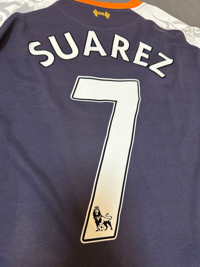 正規品 12/13 リバプール 3rd ユニフォーム スアレス Lサイズ