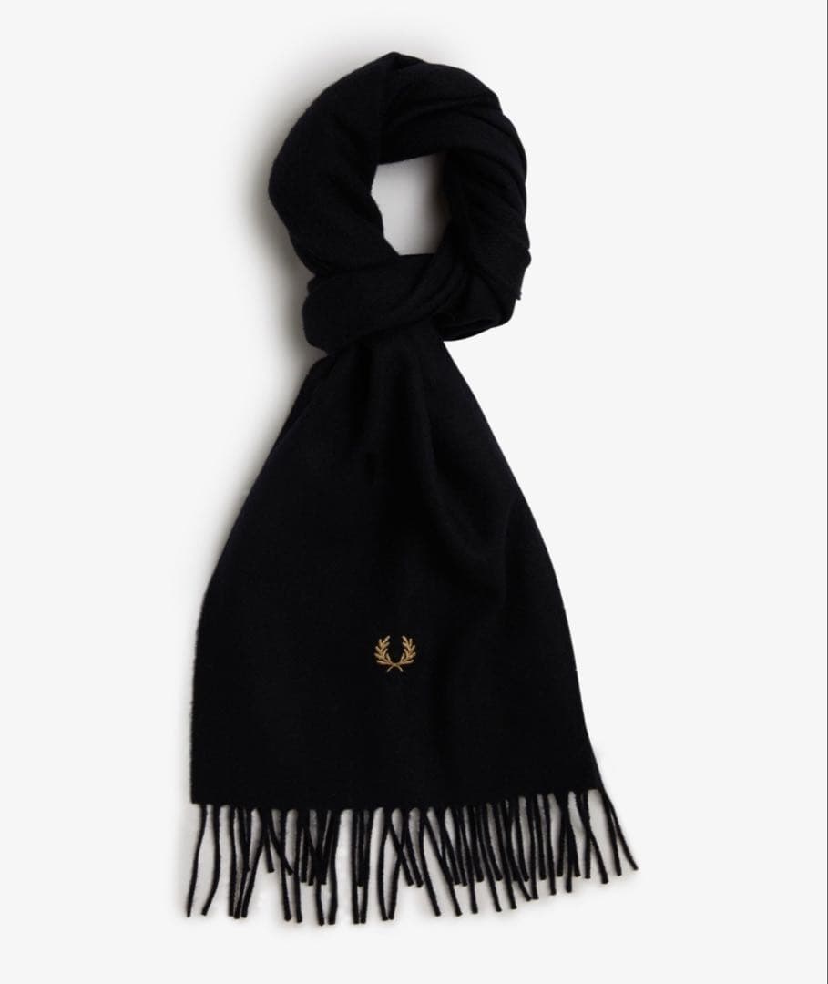 FRED PERRY Lambswool Scarf／ラムウールマフラー