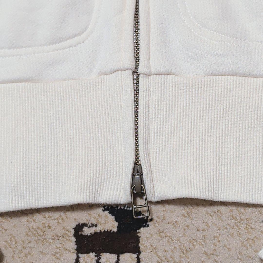 バーバリーブルーレーベル リアルファー 短丈 Wジップパーカー