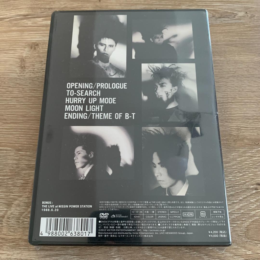 新品★BUCK-TICK/バクチク現象(ライブ)at THE LIVE INN