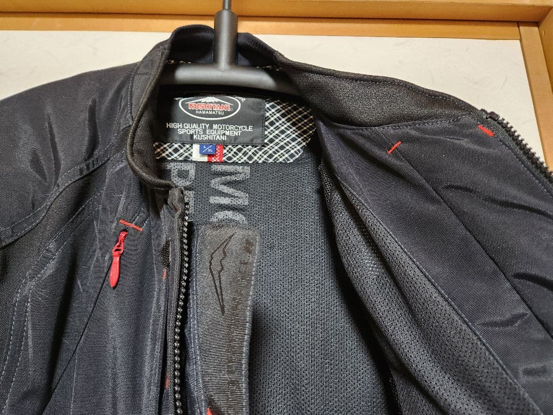 クシタニ　Moto Performance ライディングジャケット 黒