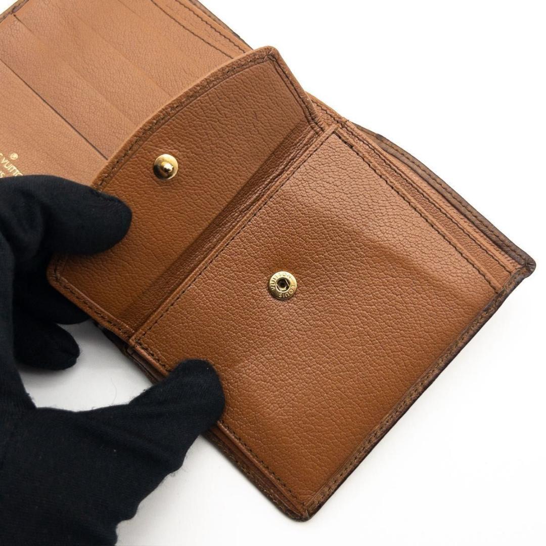 激レア【極美品】ルイヴィトン　オーストリッチ　二つ折り財布　茶色