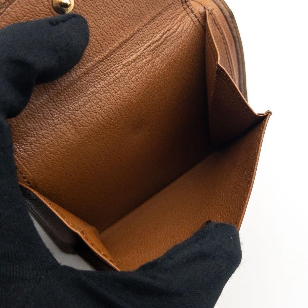 激レア【極美品】ルイヴィトン　オーストリッチ　二つ折り財布　茶色