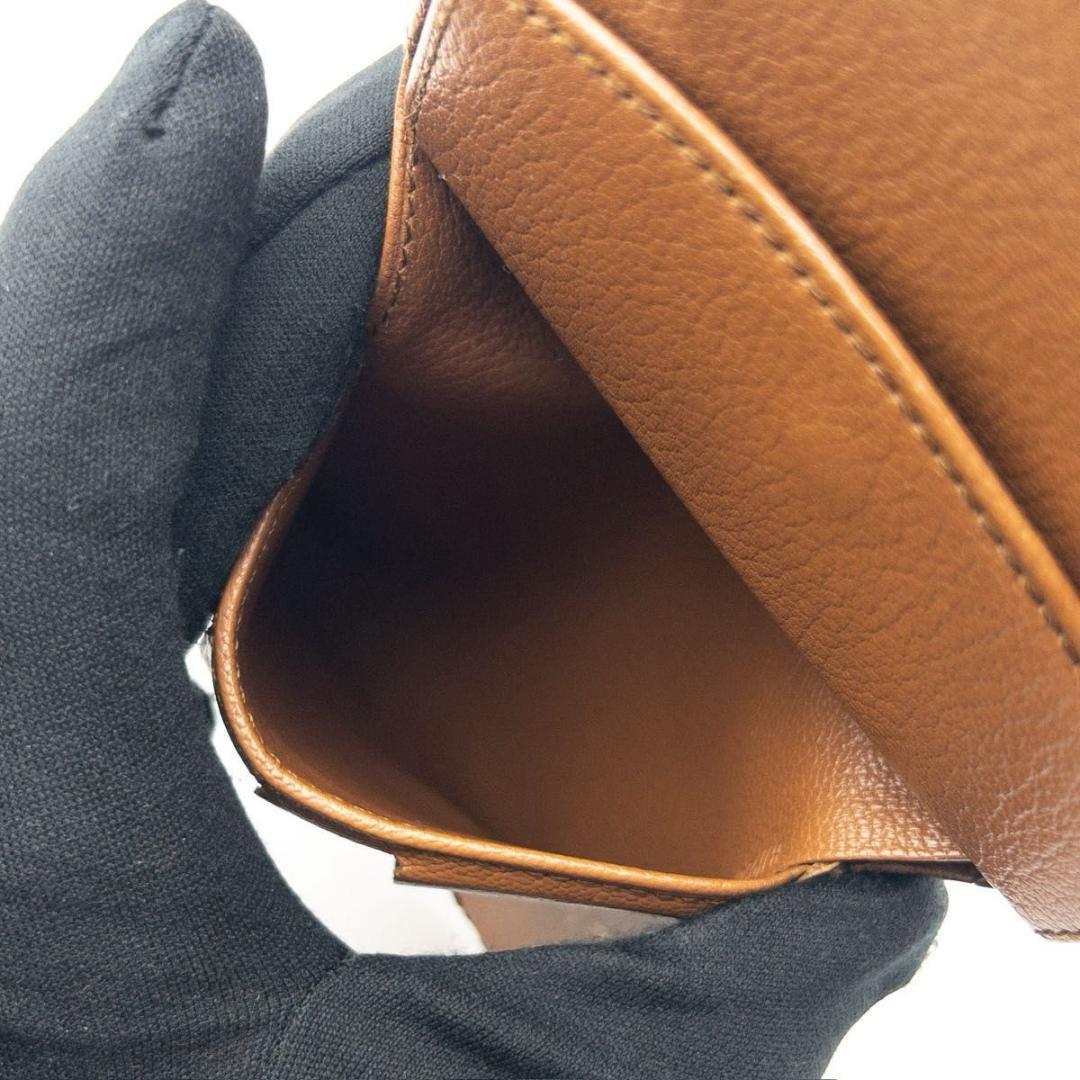 激レア【極美品】ルイヴィトン　オーストリッチ　二つ折り財布　茶色