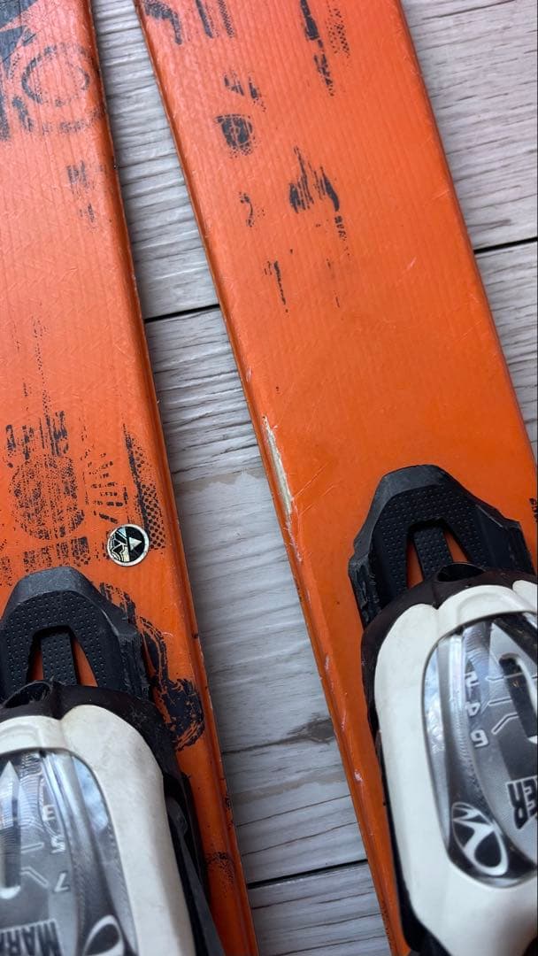 K2スキー板JUVY キッズ129cmツインチップ バインディング付き