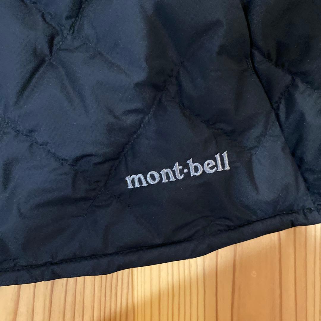 mont-bell ブラック キルティングベスト M