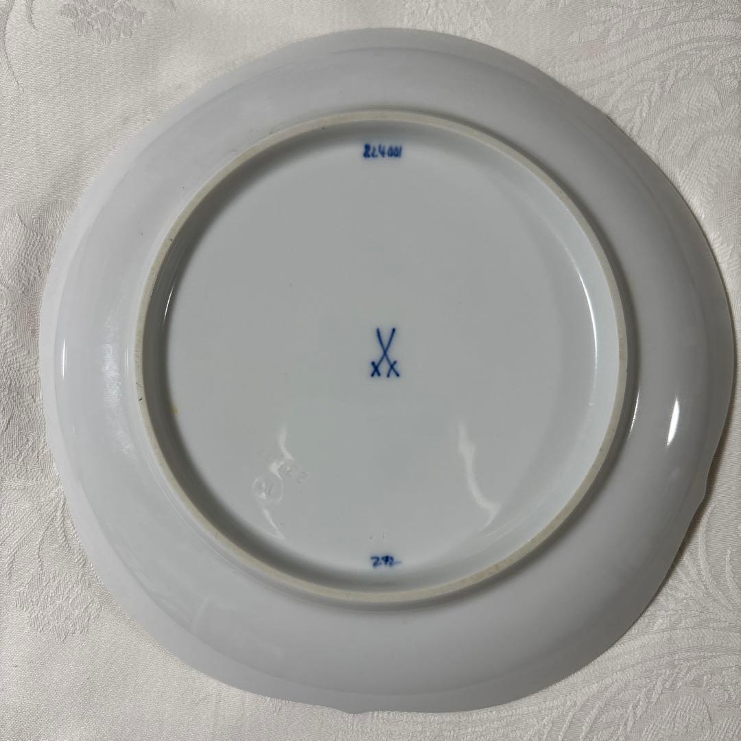 マイセン　ブルーオーキッド　プレート二種