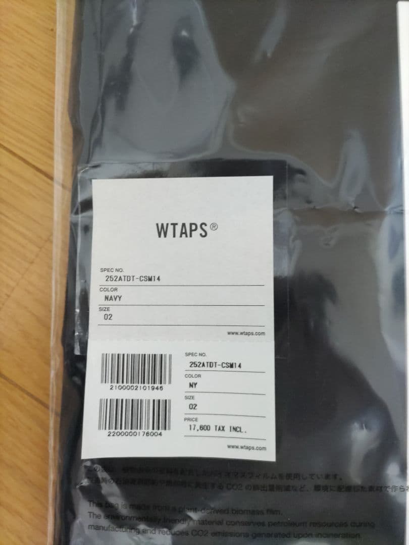 Wtaps NAVY L/S Tee 02サイズ