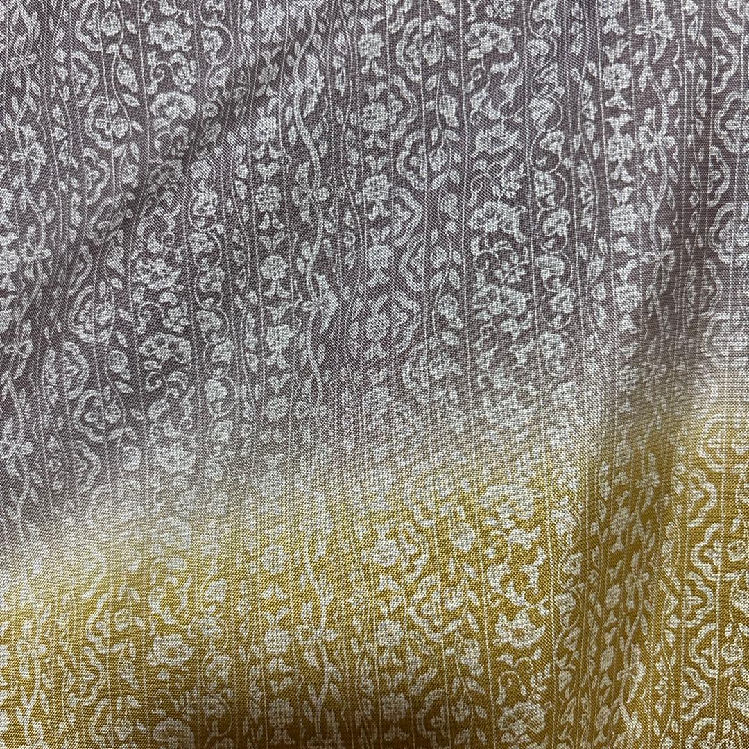 未使用近い　美品　袷　正絹　本場大島紬　フルセット　西陣綴れ織り袋帯