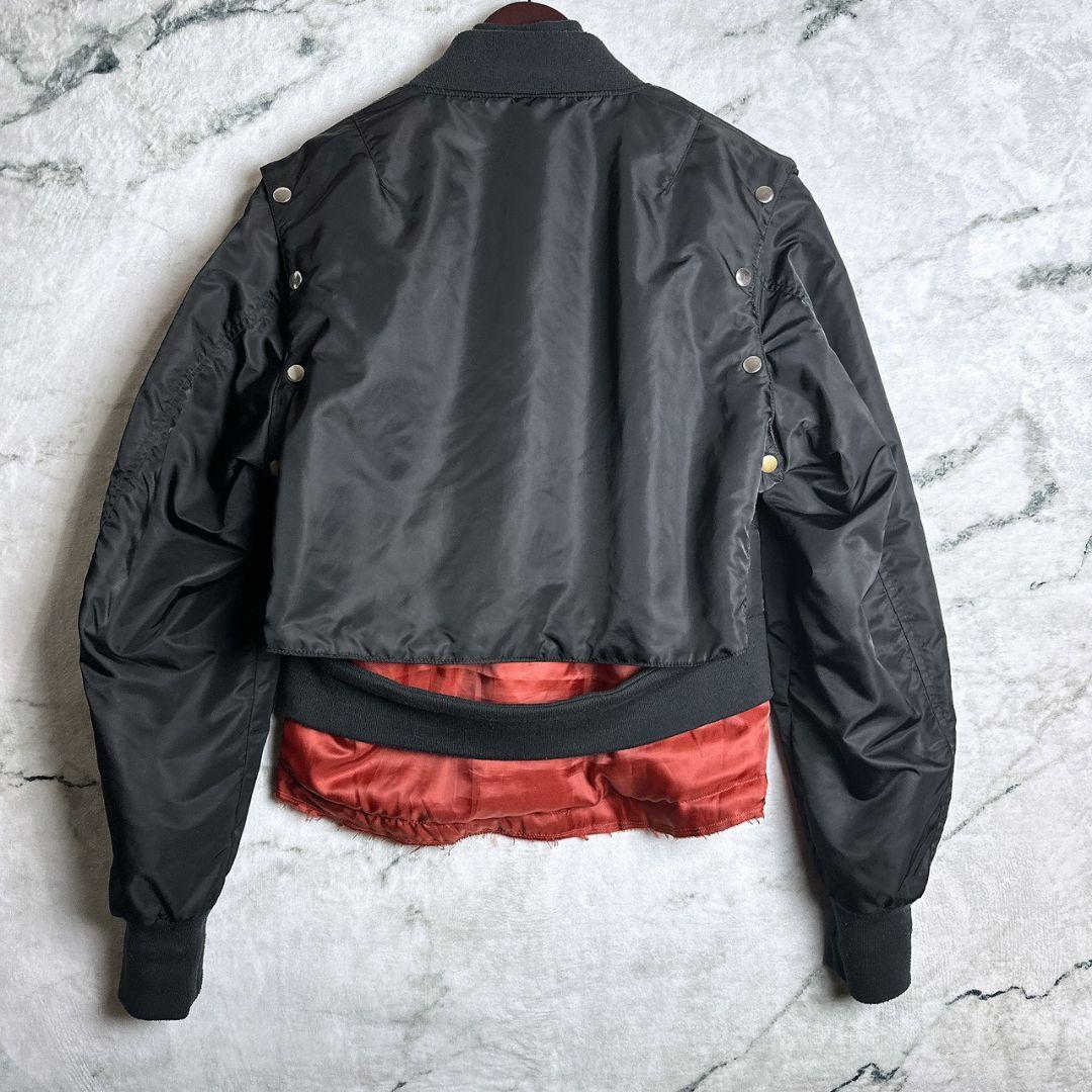 【GRANCY】ボリュームレイヤードデザインMA-1