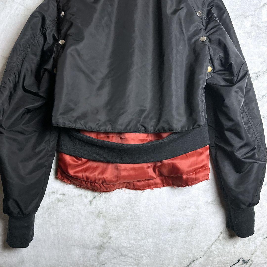 【GRANCY】ボリュームレイヤードデザインMA-1