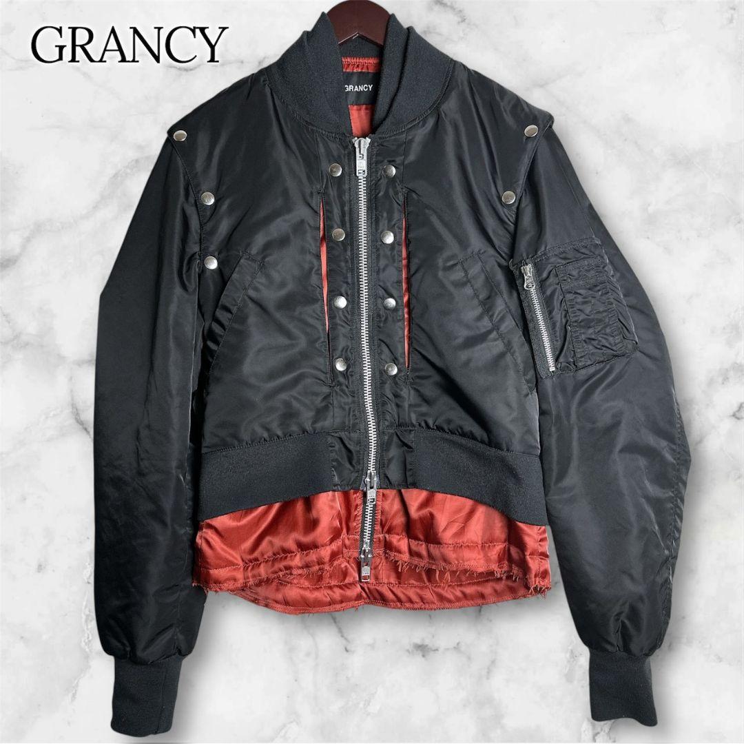 【GRANCY】ボリュームレイヤードデザインMA-1