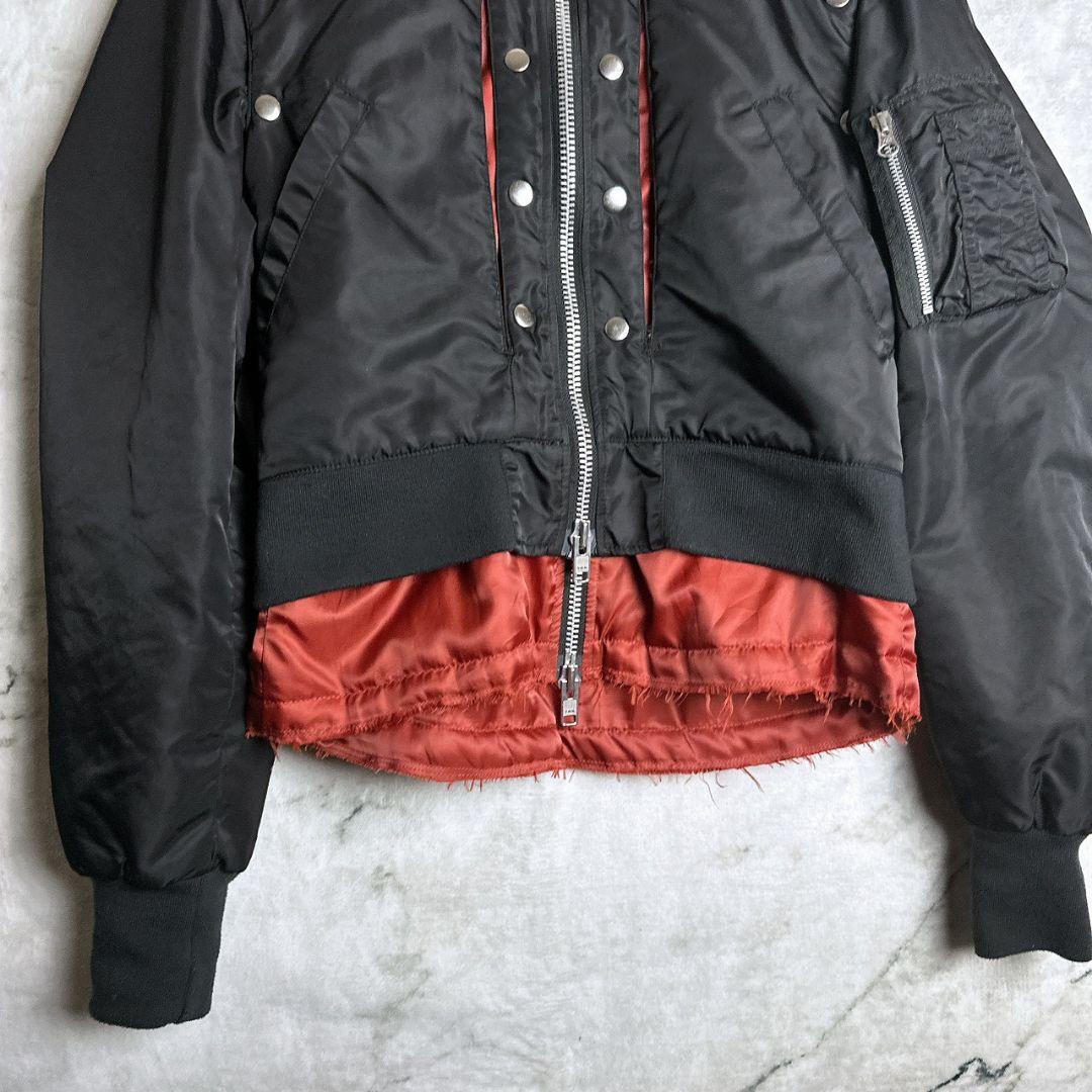 【GRANCY】ボリュームレイヤードデザインMA-1