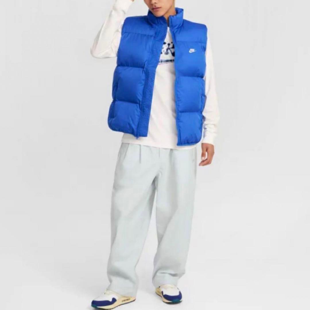 ナイキ プリマロフト ウォーター リペレント パファー ベスト ブルー XL