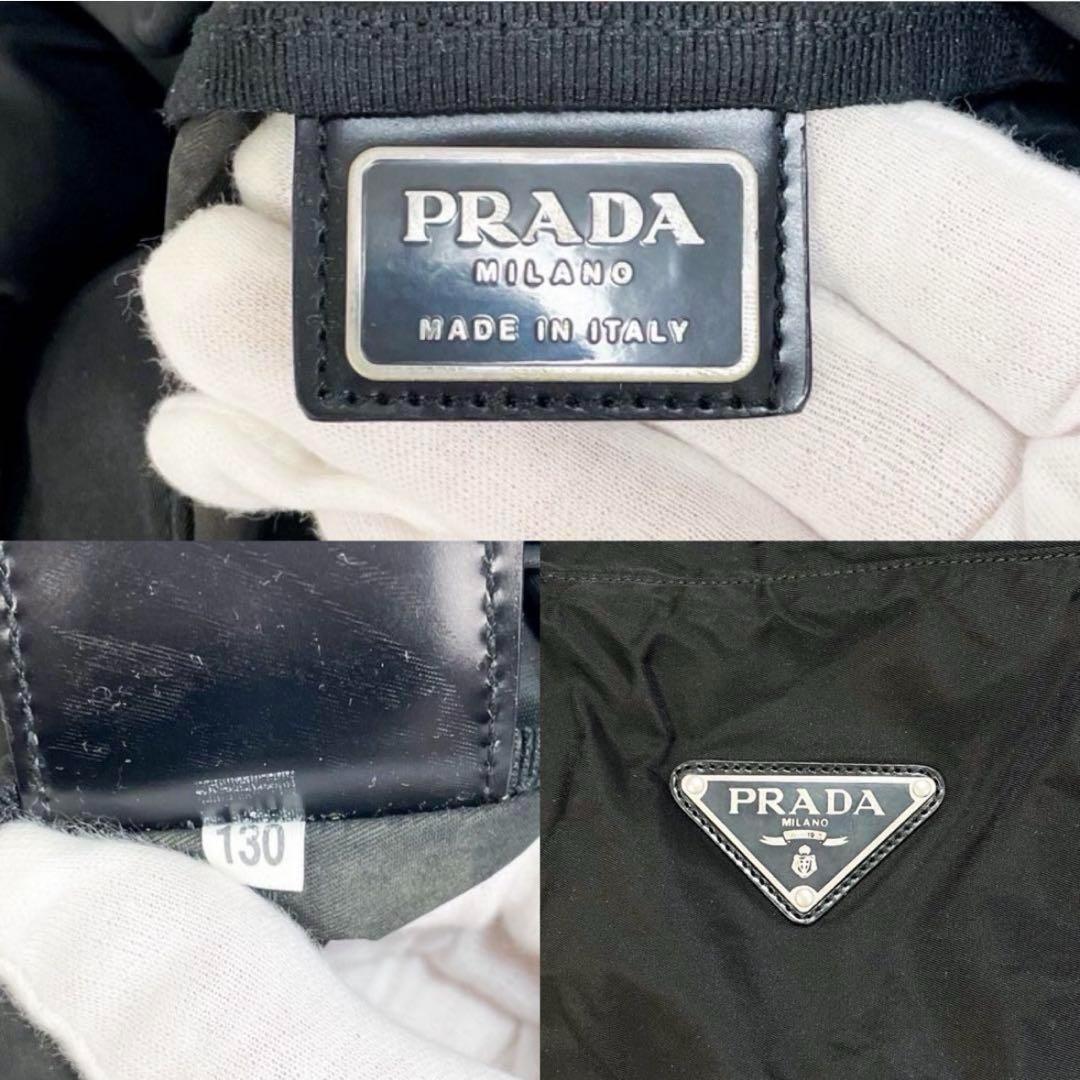 【正規品】PRADA プラダ ボストンバッグ ナイロン 三角ロゴ 黒 大容量