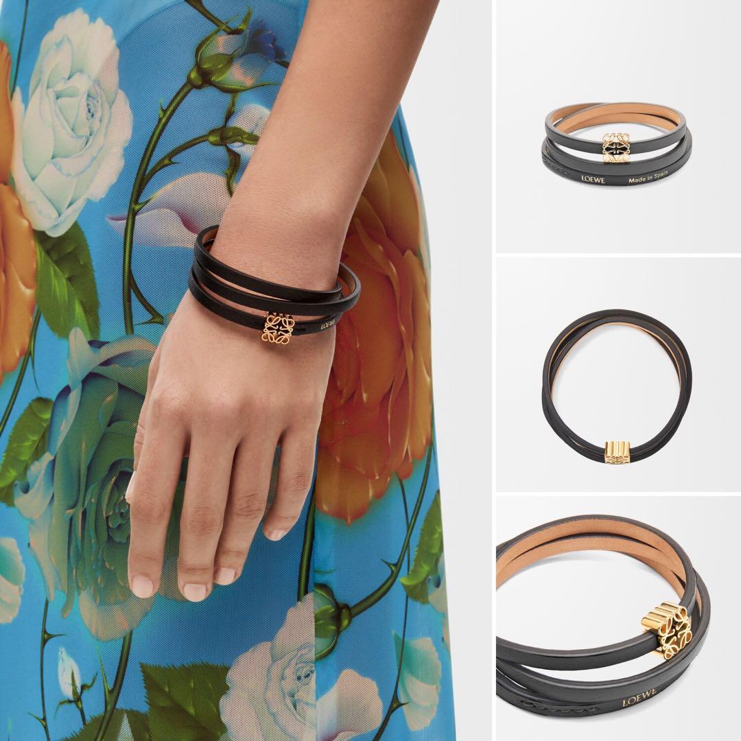 【新品未使用・43%OFF！】LOEWE ロエベ ツイストバングル☆カーフ