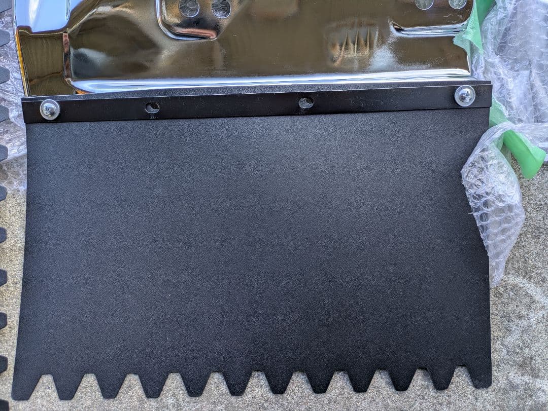 ０７エルフメッキマッドガード泥除け