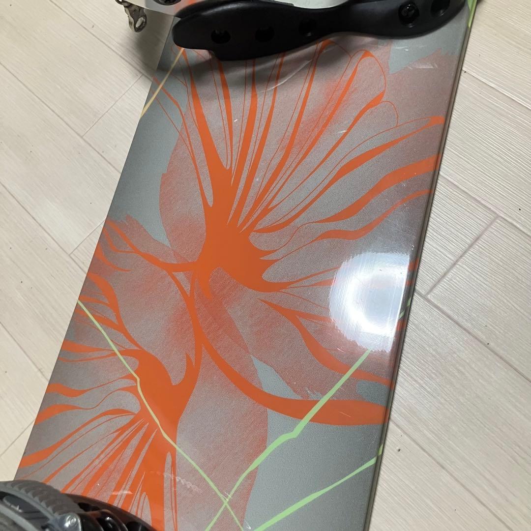 バック付/BURTON Featherバートンスノーボードセット147/バインM