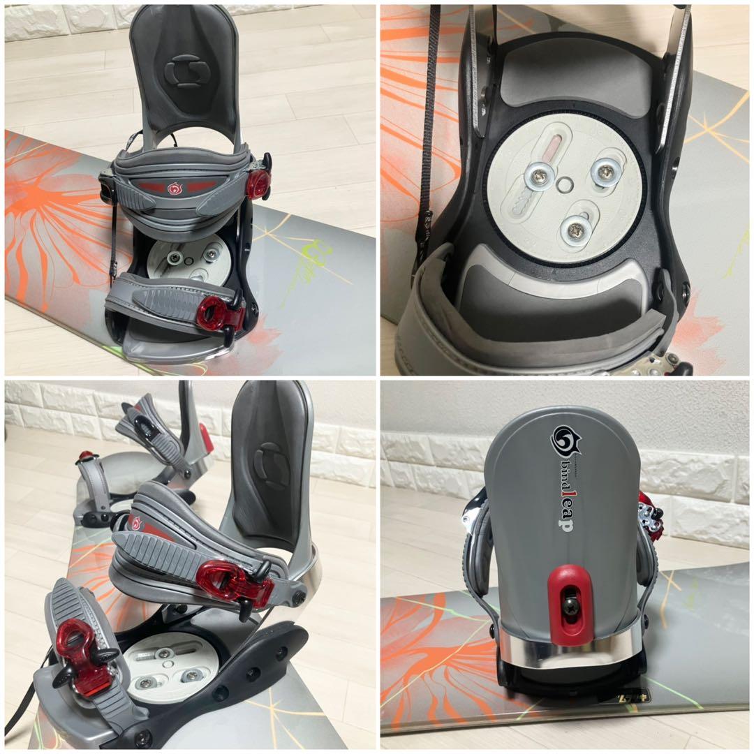 バック付/BURTON Featherバートンスノーボードセット147/バインM