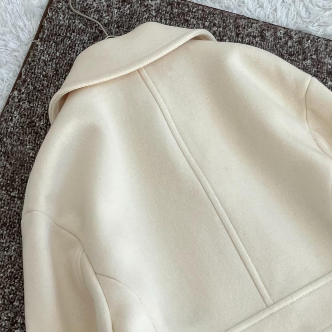 新品未使用タグ付き✨アルアバイル メルトンチェスターコート Pコート 金ボタン