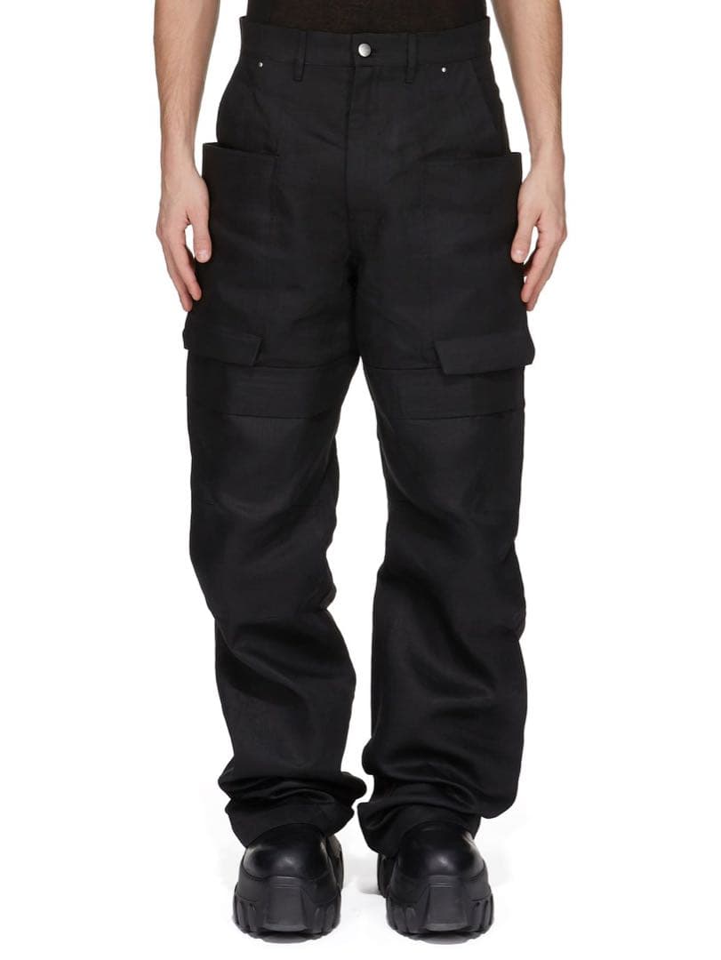 定価20万‼️RICK OWENS STEFAN CARGO カーゴパンツブラック
