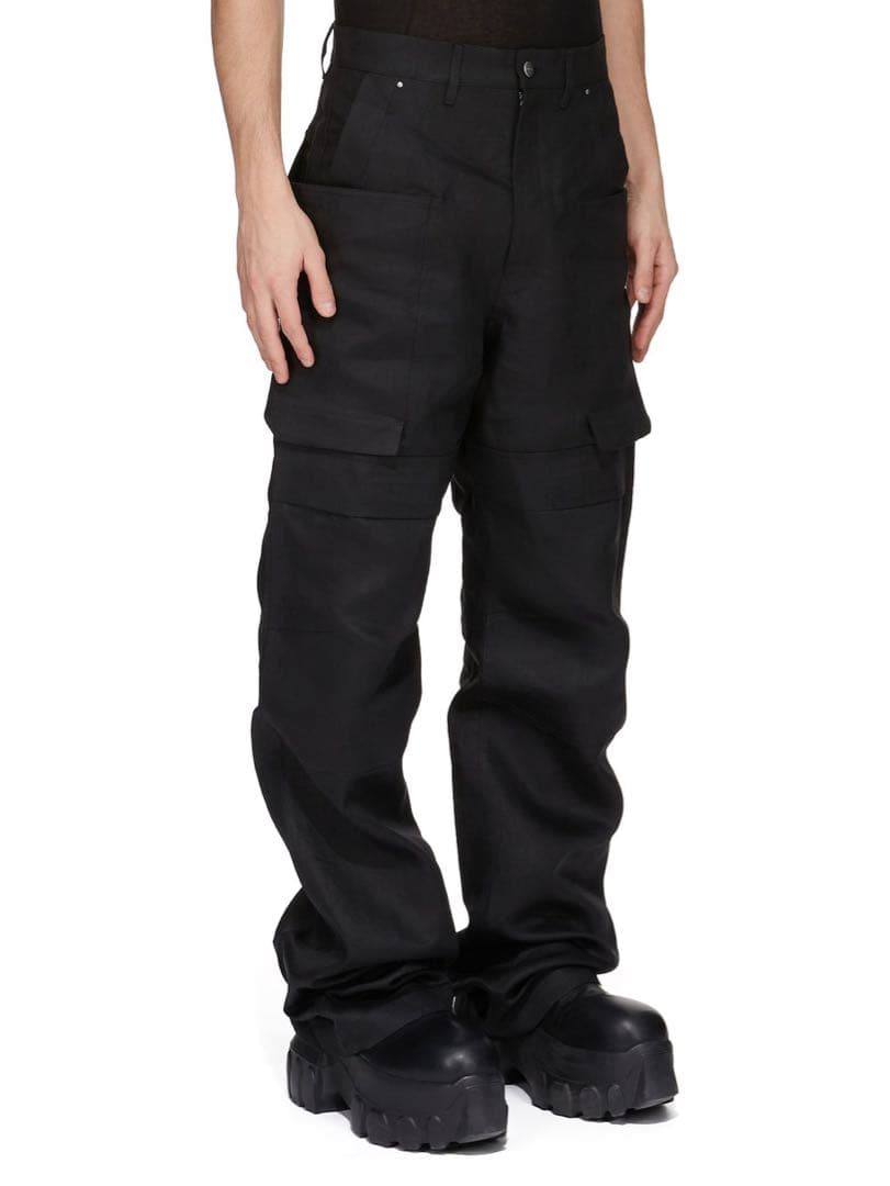 定価20万‼️RICK OWENS STEFAN CARGO カーゴパンツブラック