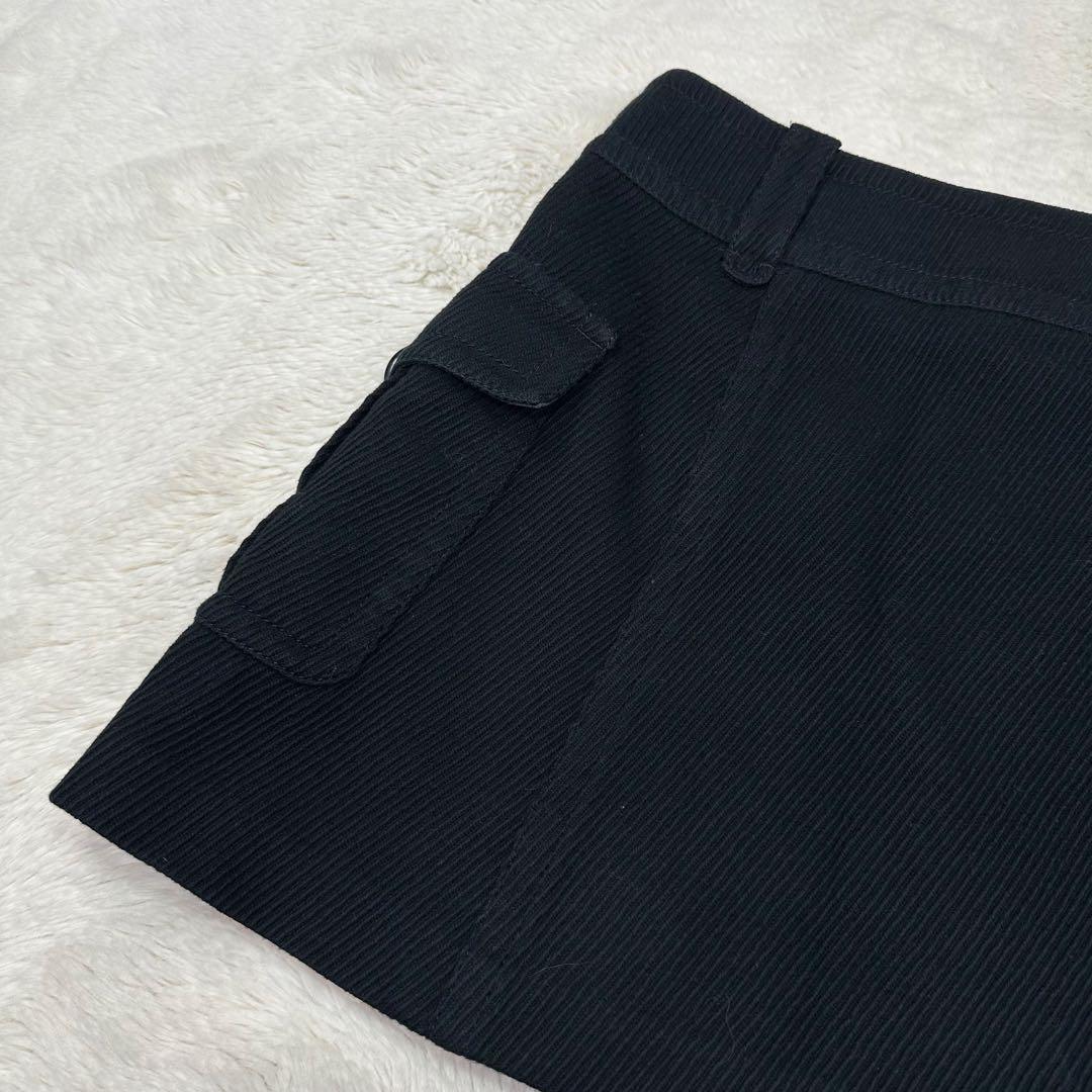 ✨美品✨バーバリーブルーレーベル ラップスカート 黒 ノバチェック ホース刺繍