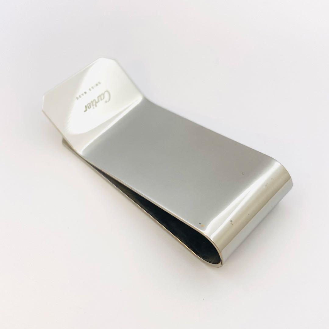 美品　カルティエ マネークリップ シルバーカラー　made in swiss