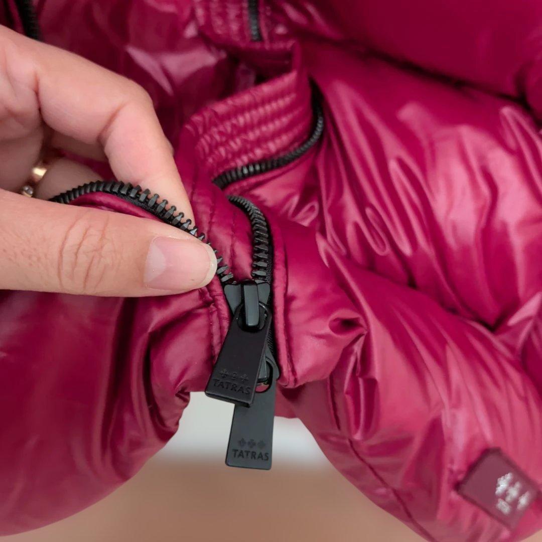 タトラス　ダウン　ベスト　サイズ03　ワインレッド