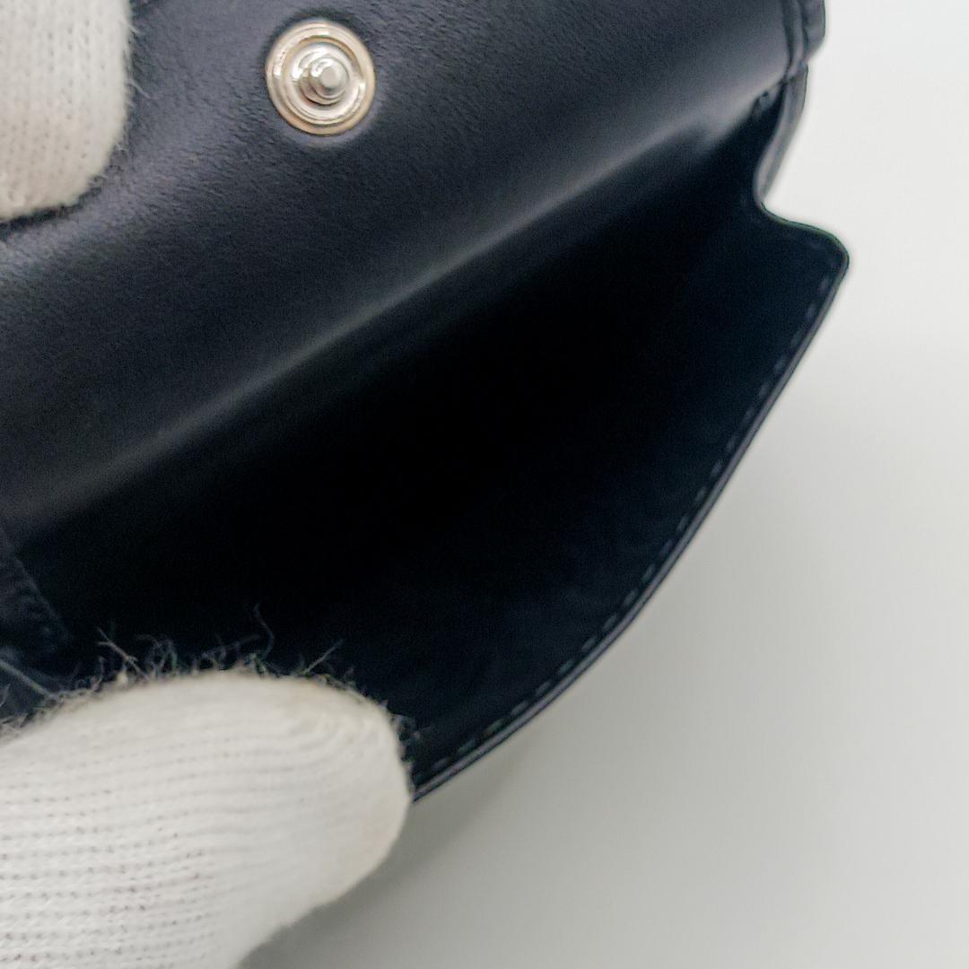 【美品】GUCCI グッチ 150413 マイクログッチシマ 二つ折り 財布