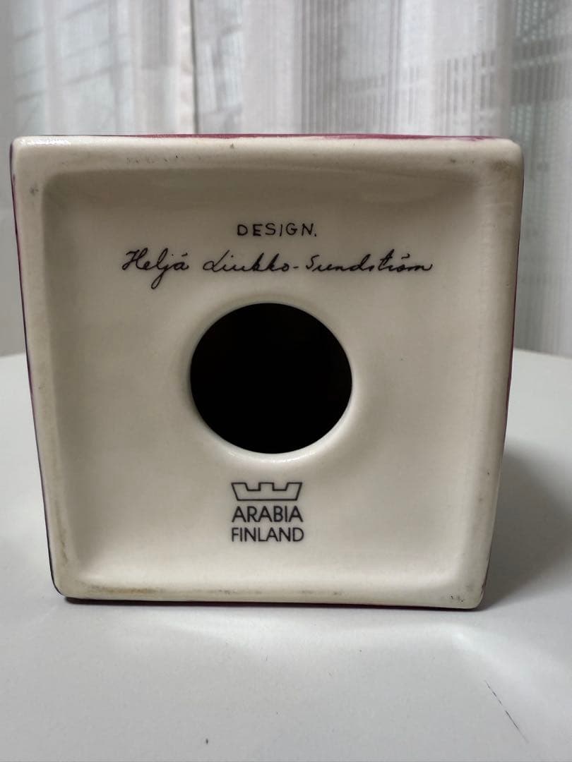 専用　アラビア　ヘルヤ　キャンドルホルダー　レッド