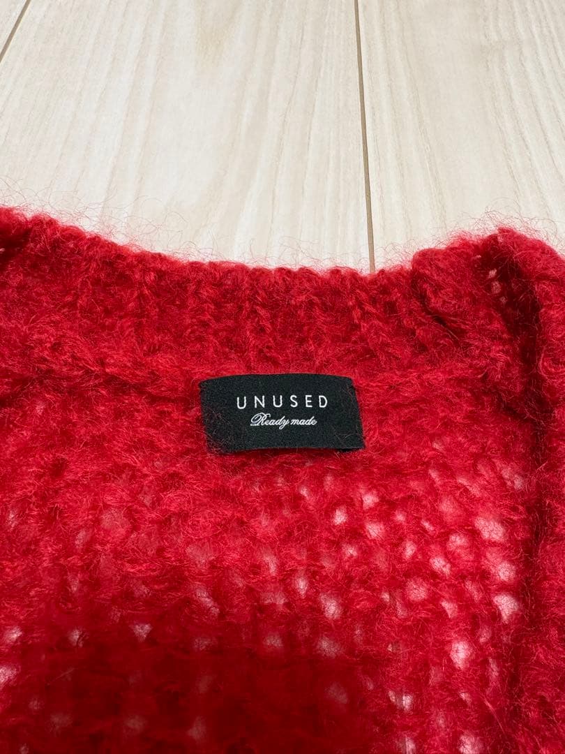 【送料無料】UNUSED Mohair cardigan