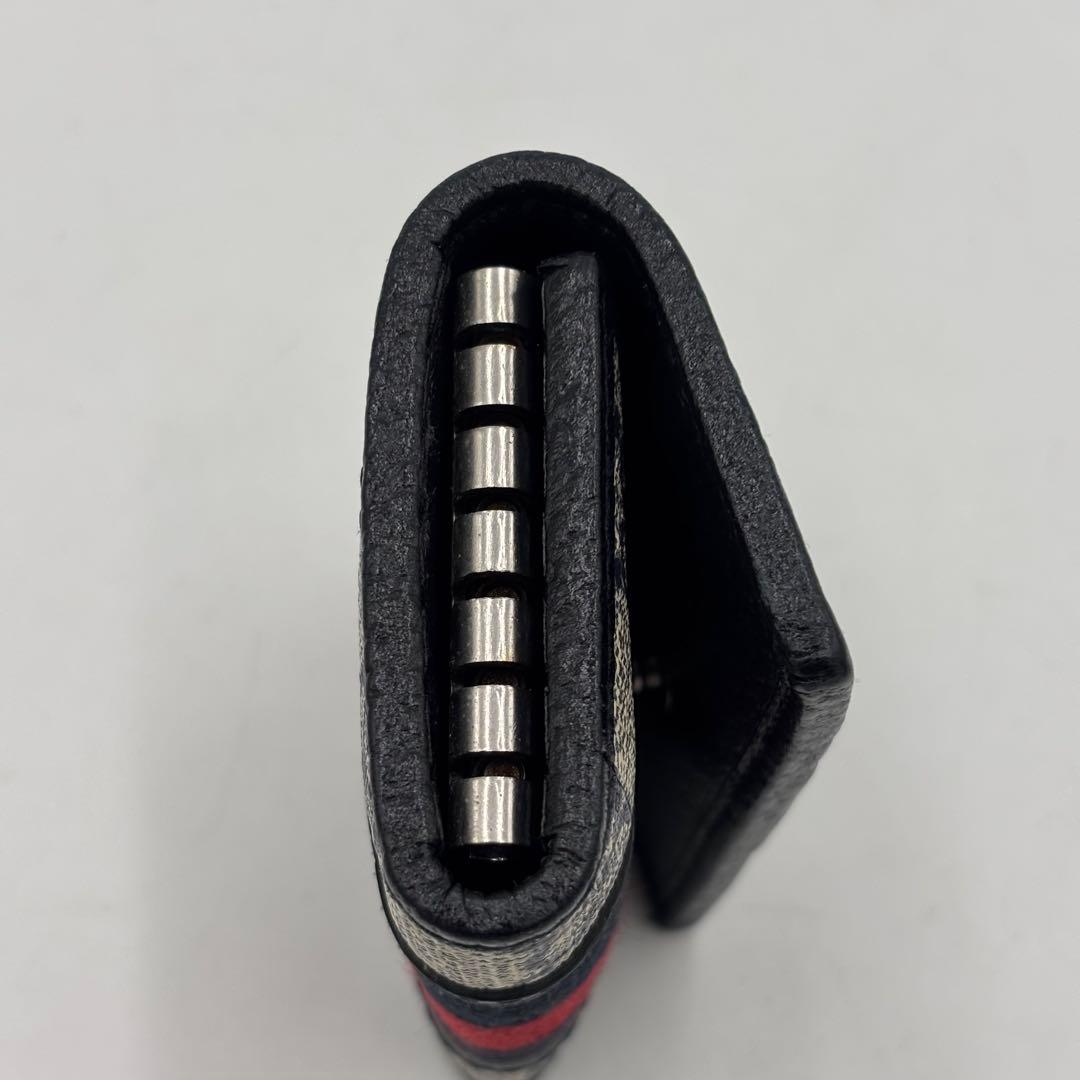 【専用】GUCCI グッチ オフィディア GGマーモント　レザー６連キーケース