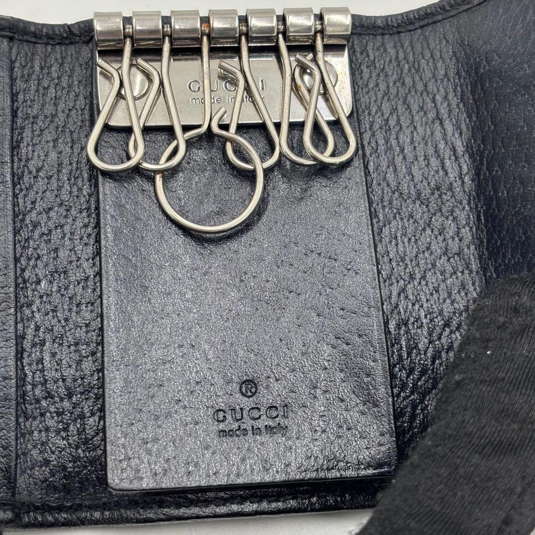 【専用】GUCCI グッチ オフィディア GGマーモント　レザー６連キーケース