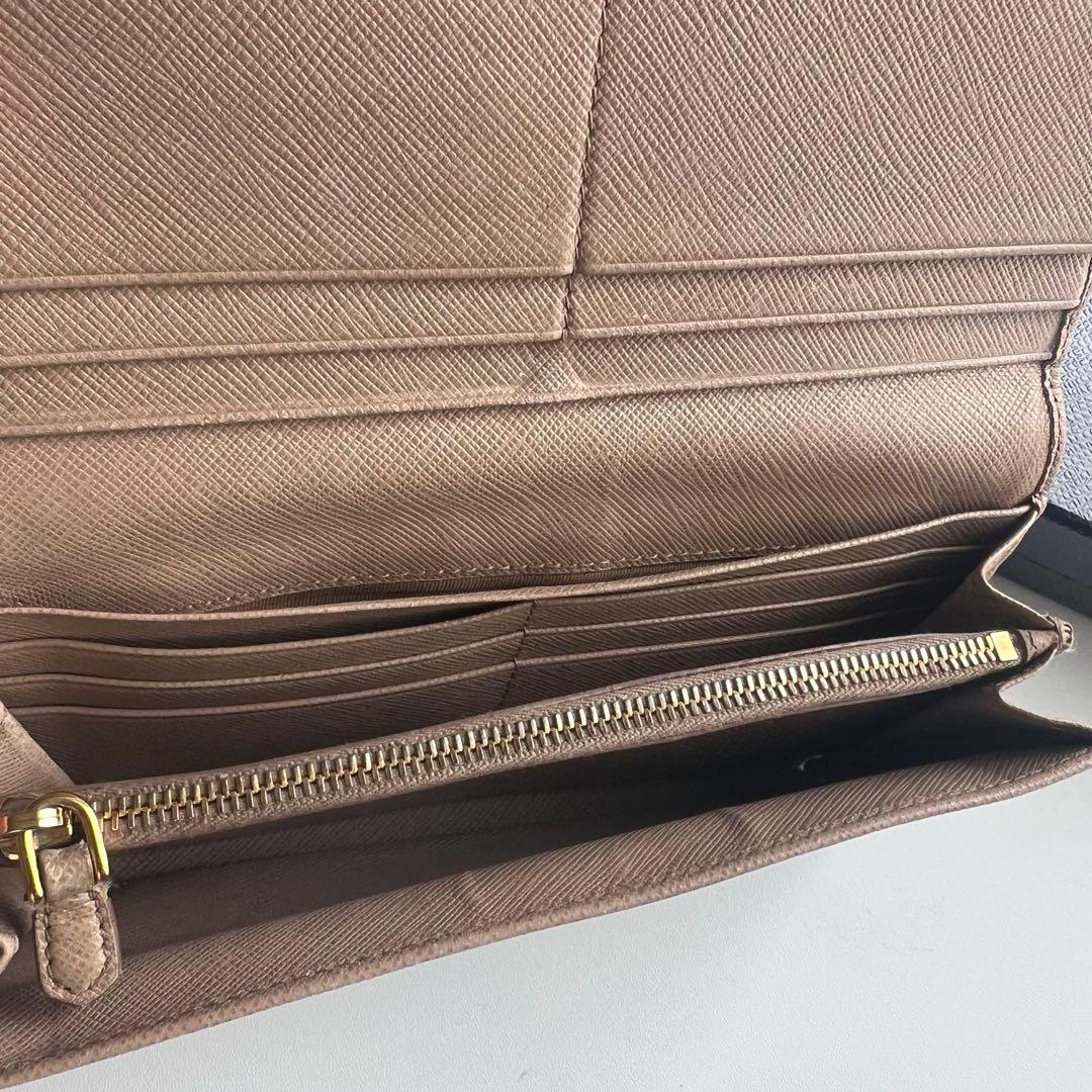101 美品 PRADA プラダ 2つ折り 長財布