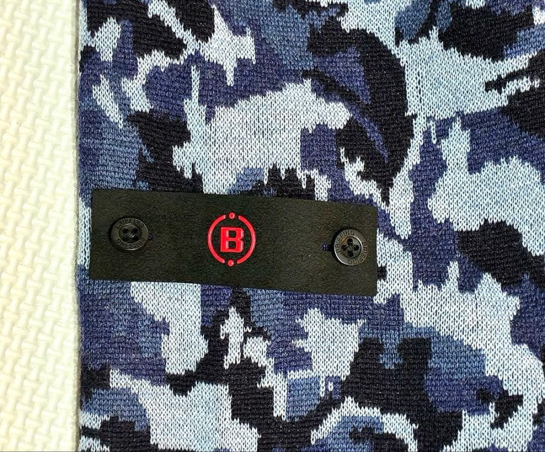 BRIEFING カモジャカード クルーネック（NAVY／M）