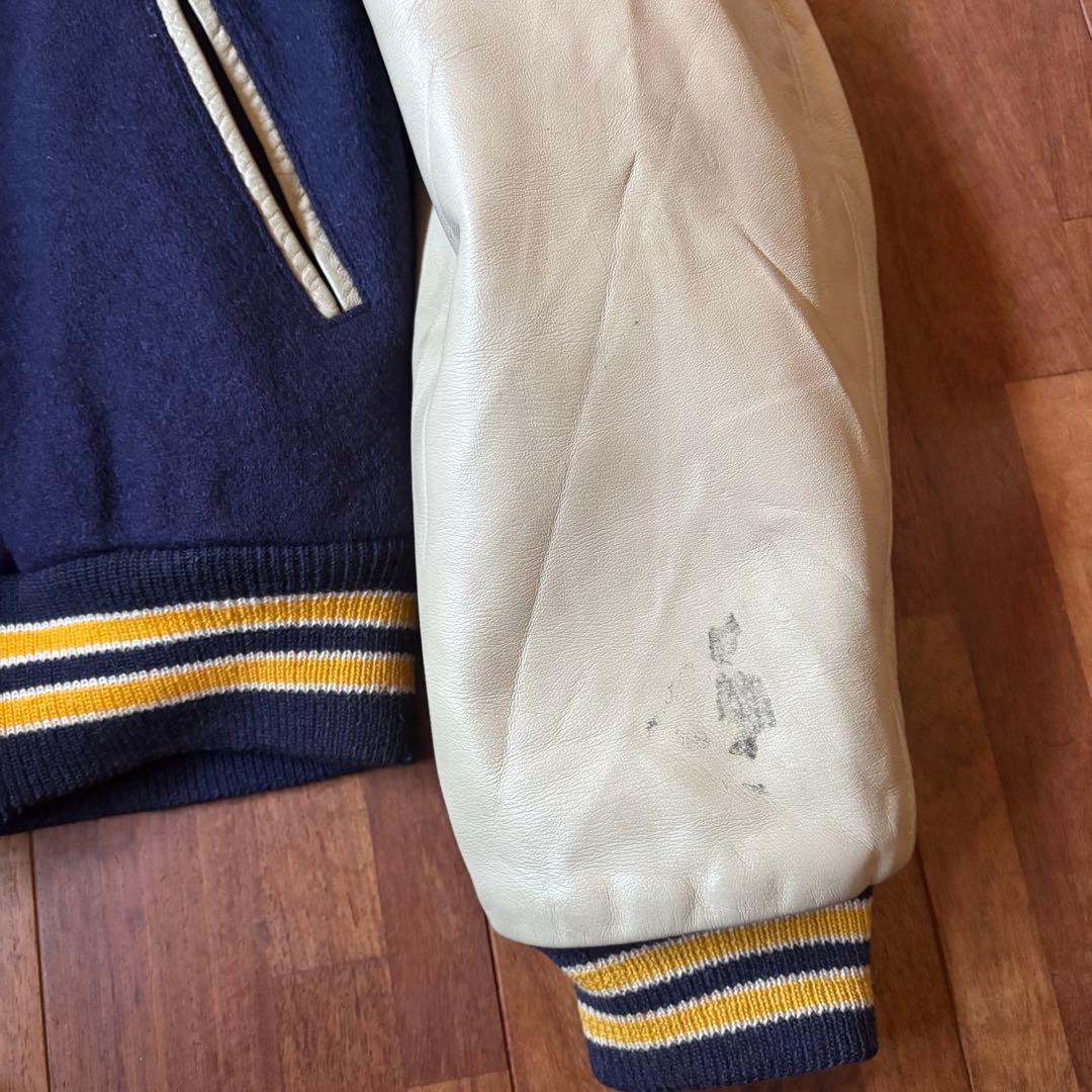 90s USA製　ゴールデンベアスタジャン　ヴィンテージスタジャン　スタジャン