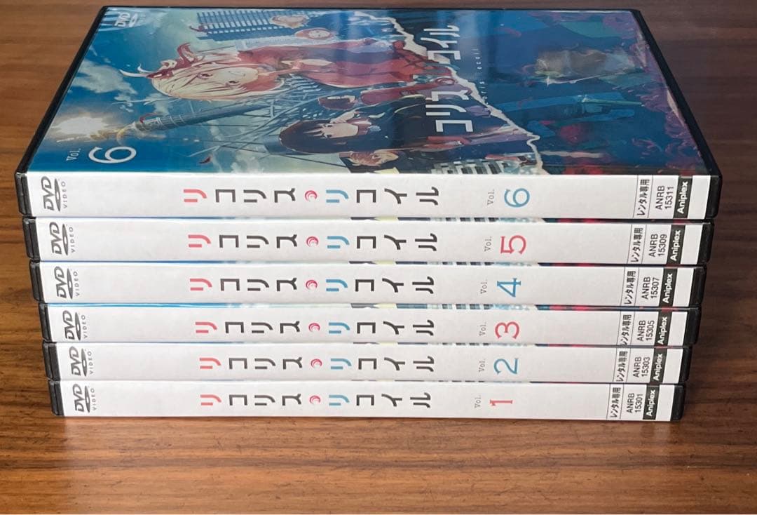 リコリス・リコイル DVD 全6巻　全巻セット　新品ケース付き