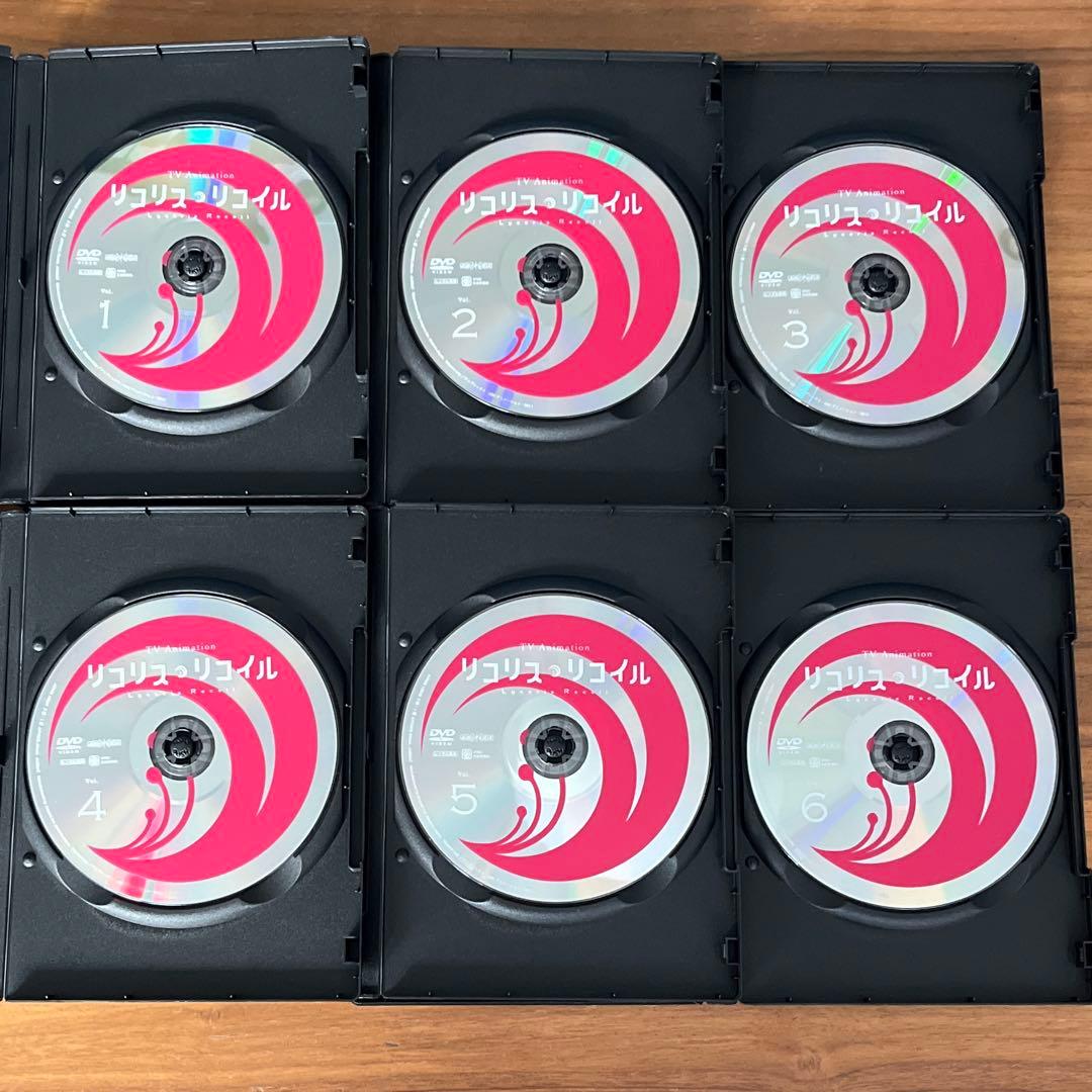 リコリス・リコイル DVD 全6巻　全巻セット　新品ケース付き