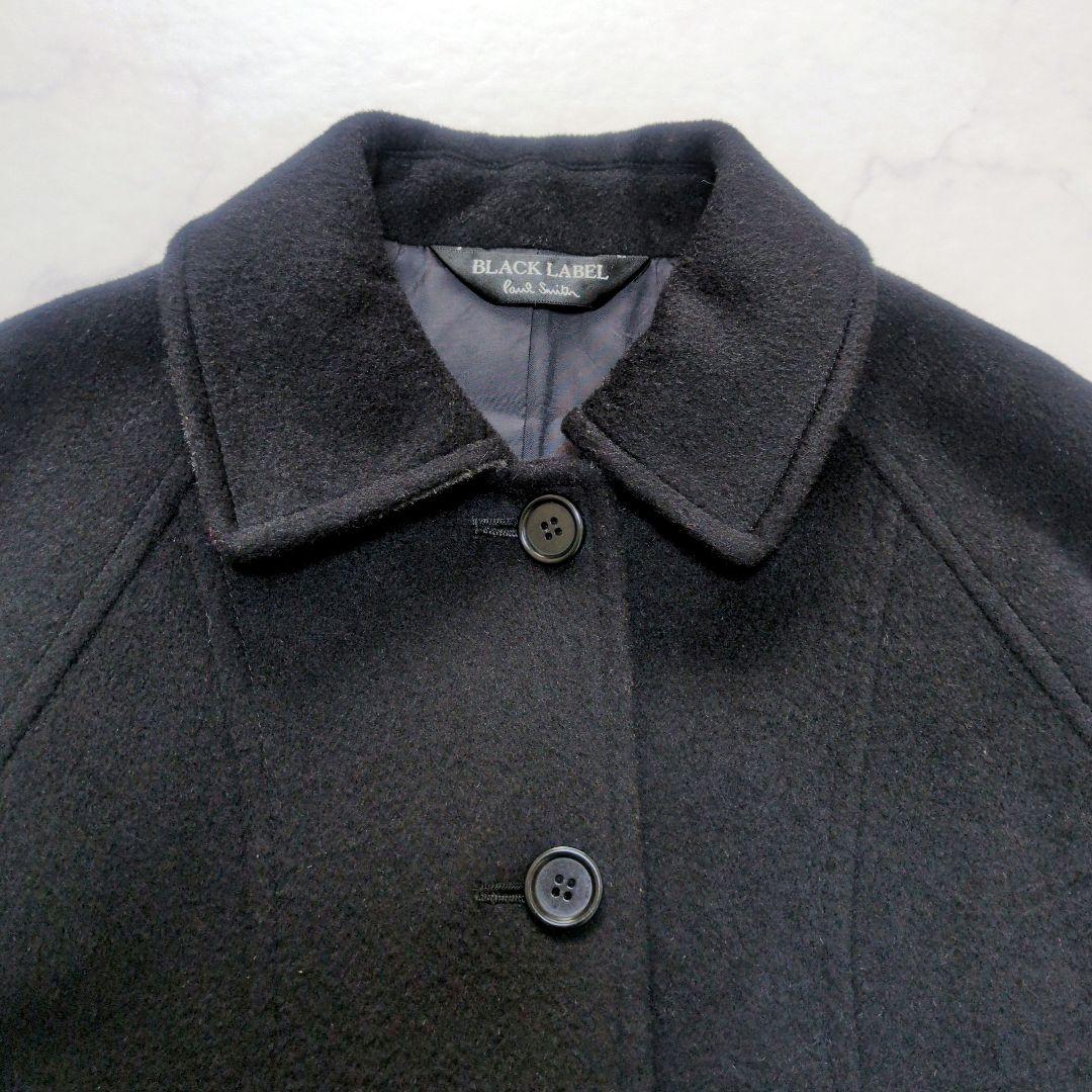 Paul Smith✨️上質ウール100% ポンチョ ケープコート 裏地パープル