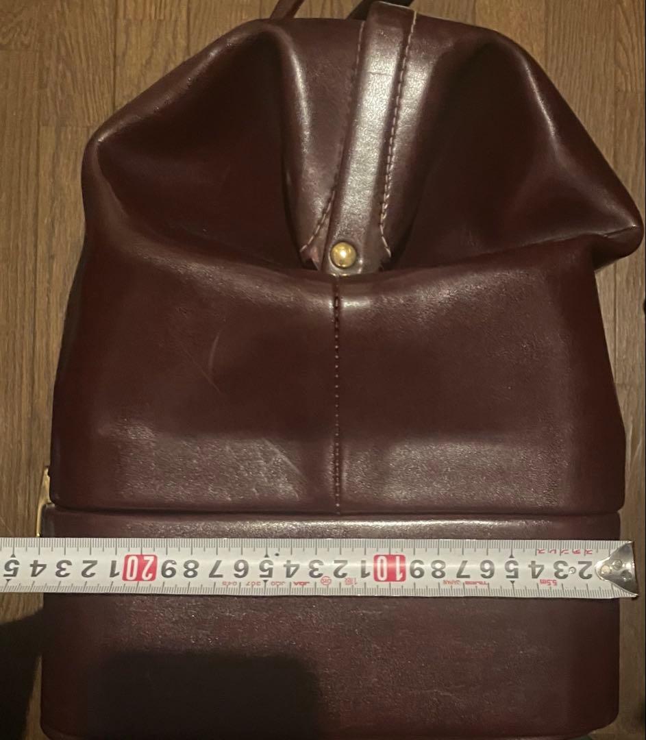 美品BLICS 旅行鞄　ゴルフバッグ　ダークブラウン　イタリアンレザー バッグ