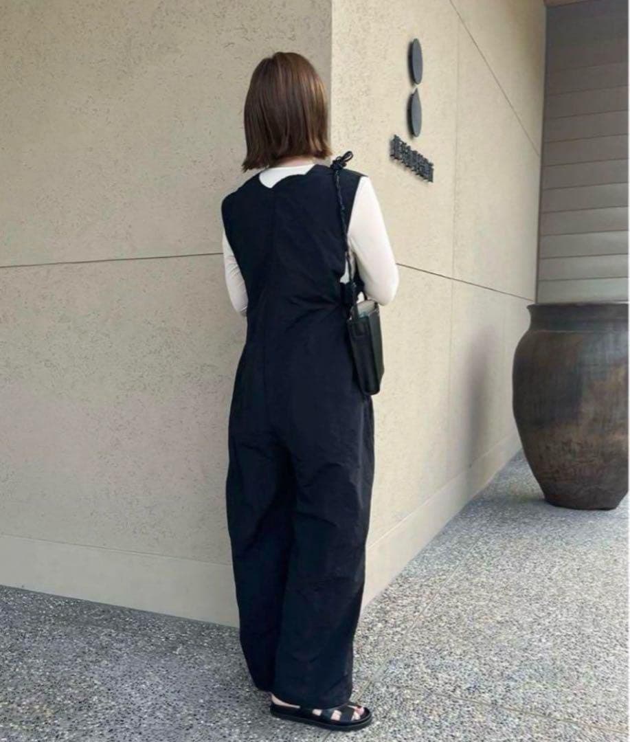 エイチホリック　hholic フロントジッパー　オールインワン　ブラック　38