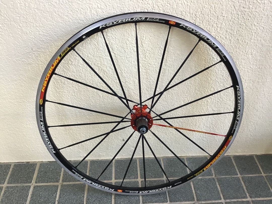 【美品】MAVIC KSYRIUM ES チューブラー 完組ホイール