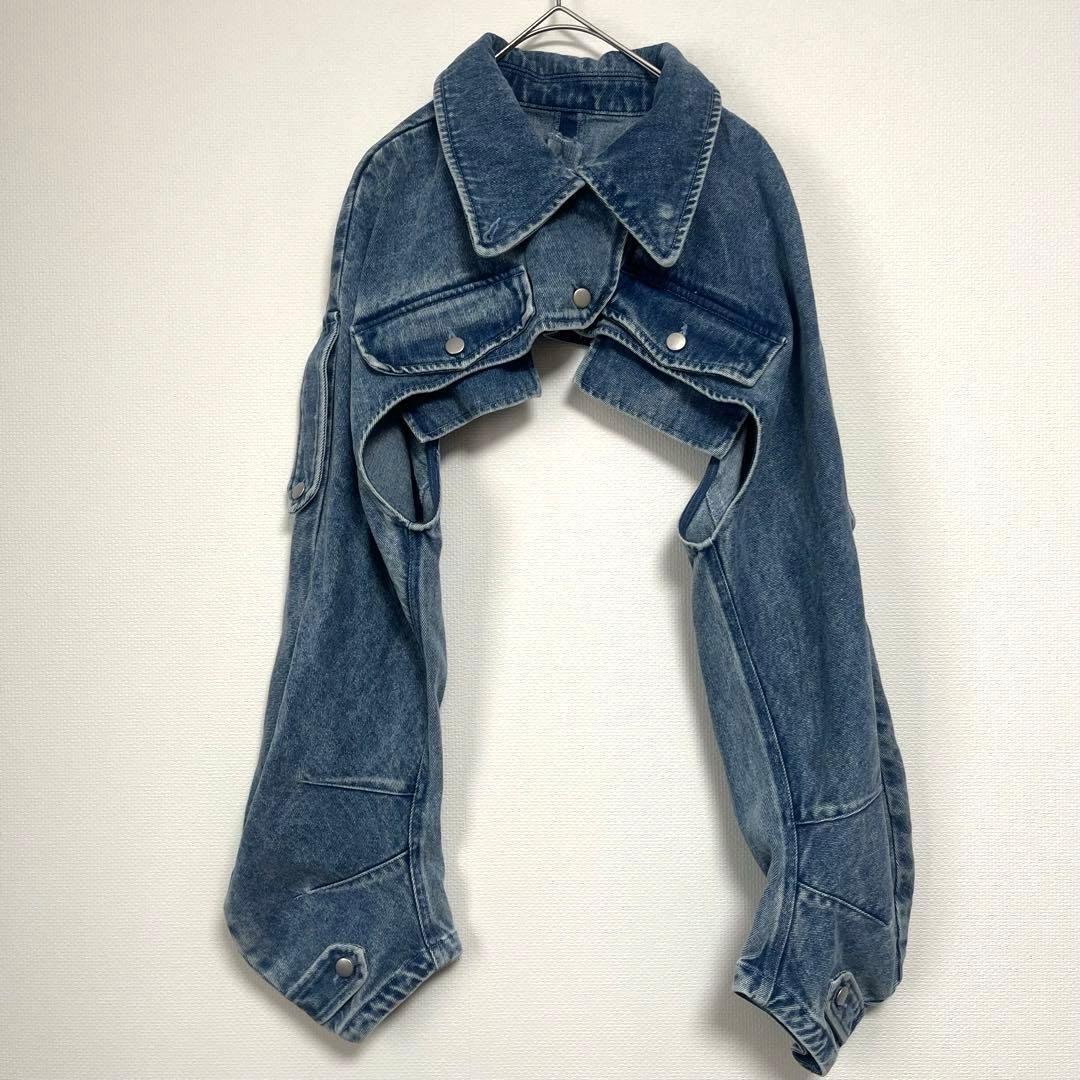 新品　クヌースマーフ　3wayデニムトレンチコート　FREE ブルー系　タグ